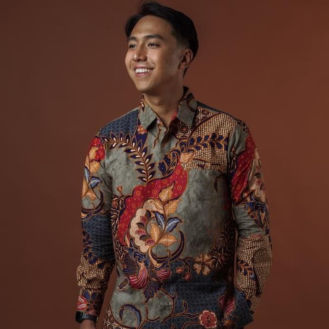 Sale Kharis - Mandalas Kemeja Batik Pria Premium Lengan Panjang