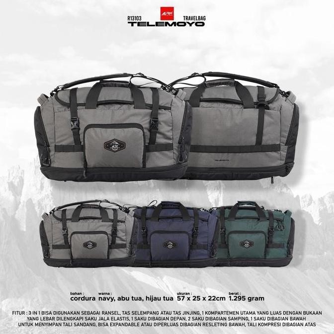 PROMO - Tas Travel Bag Rei Telemoyo