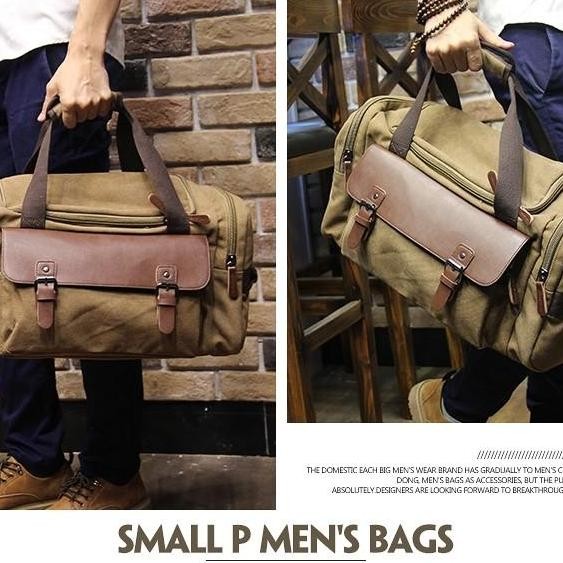 PROMO - Tas pakaian travelbag kanvas premium, tas jinjing import, tas outdoor #990