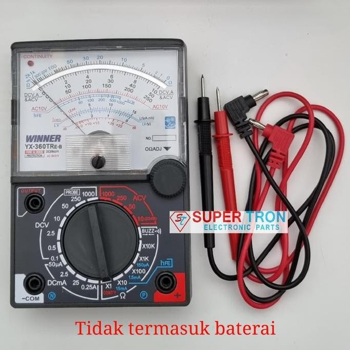 MULTITESTER AVOMETER ANALOG WINNER YX360TRE-B ORIGINAL DAN TERPERCAYA