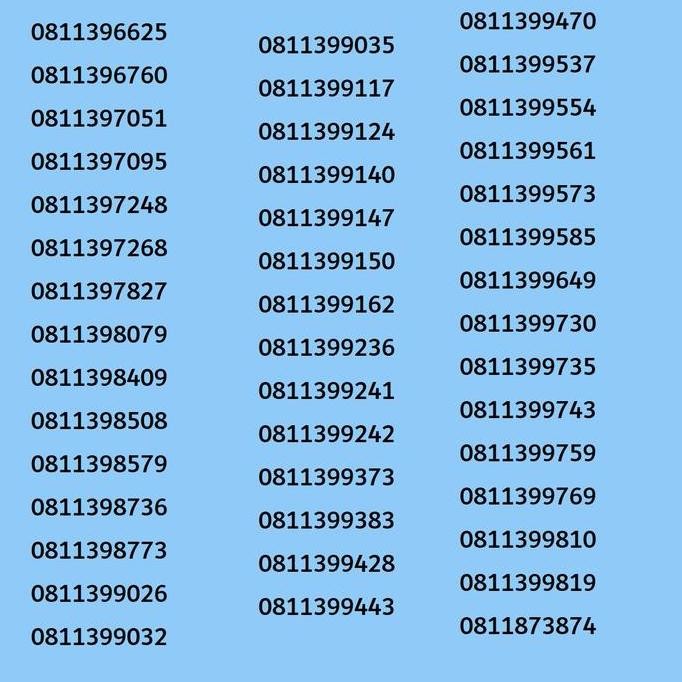 Nomor Cantik Kartu Halo 10 Digit Pascabayar Kualitas Terbaik Harga Termurah