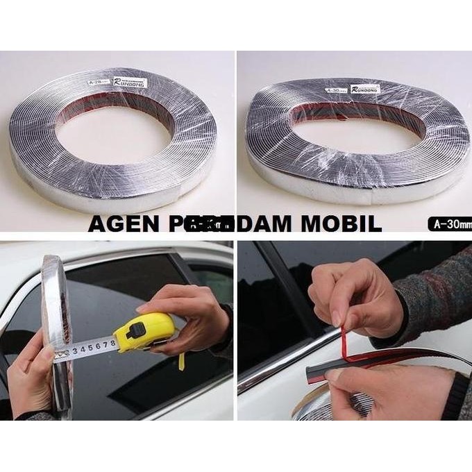 Promo lis crome, list crome, list body mobil, lis body mobil, lis kaca mobil COD