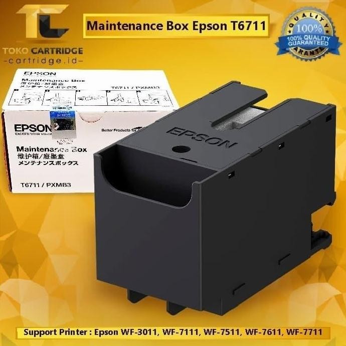 Premium Maintenance Box Printer Epson T6711 C13T671100 PXMB3 L1455 WF7611 7611