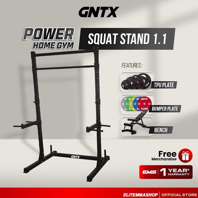 PAKET POWER HOME GYM SQUAT STAND 1.1, PAKET GYM, SQUAT RACK