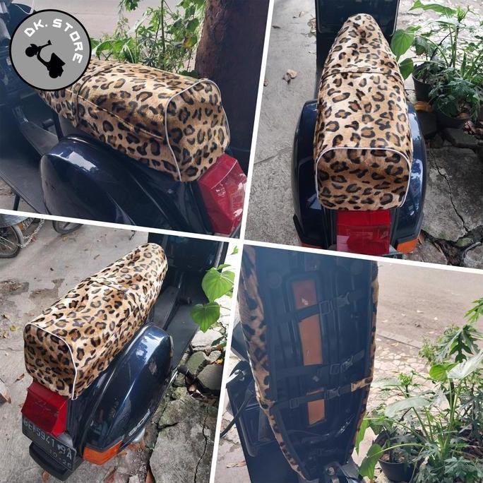 NEW Vespa cover jok excel leopard Vespa 150 excel 200 excel