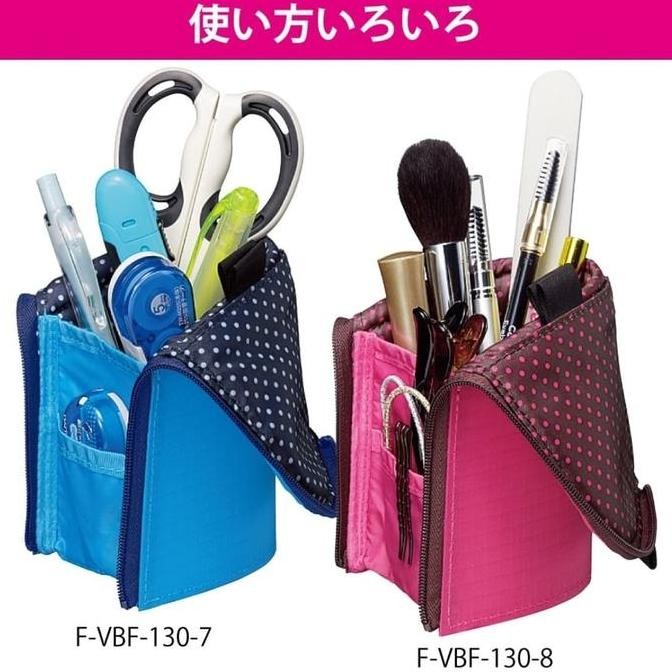 

BEBAS ONGKIR - Kokuyo Standing Pencil Case NeoCritz F-VBF130 Dot Inside