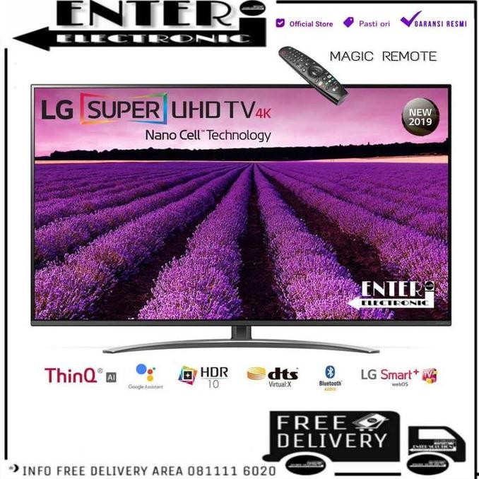 TERMURAH - LG LED TV 65SM8100 - SMART TV LED 65 INCH SUHD NANOCELL TV 65SM8100PTA