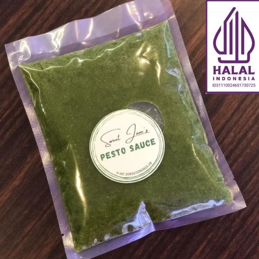 

Pesto Sauce Halal / Saus Pesto / Saos Pesto Untuk Spaghetti Dan Pasta