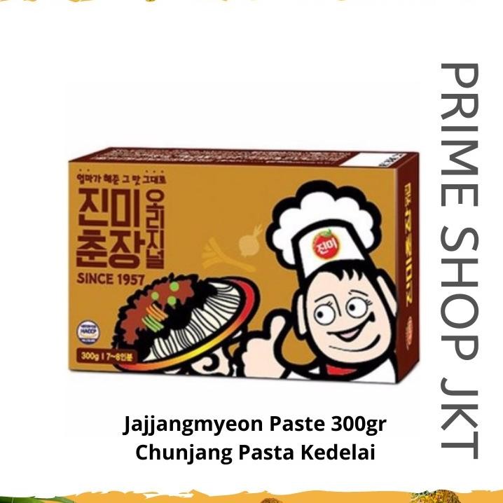 

Jinmi Chunjang Black Soybean Paste 300Gr Pasta Kedelai Jjajangmyeon Bumbu Jjajang