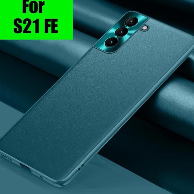 TERMURAH - VEGAN LEATHER CASE CASING SAMSUNG GALAXY S21FE / S21 FE 5G