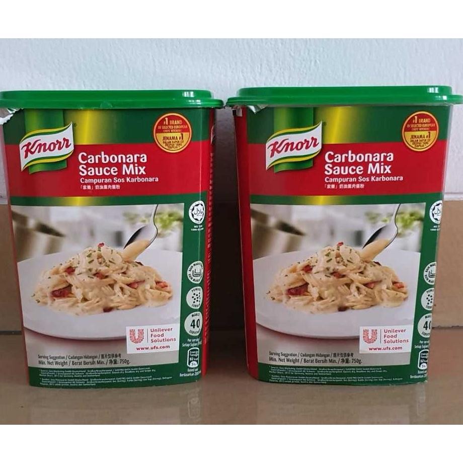 

Knorr Carbonara Sauce Mix Campuran Sos Carbonara 750Gr