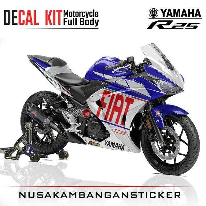 TERLARIS - Stiker Yamaha R25 Livery Moto Gp 08