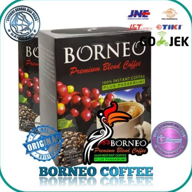 

Ready!! Kopi Borneo Original Minuman Serbuk Kopi Gula & Krimer Isi 5 Sachet