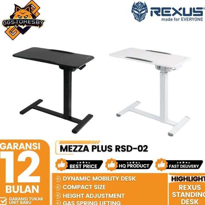 BEBAS ONGKIR - REXUS MEZZA PLUS RSD-02 Standing Desk