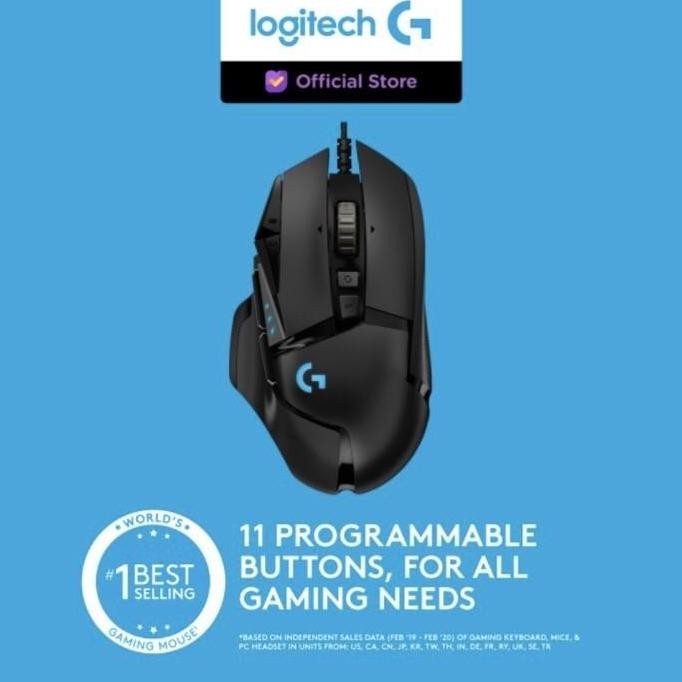 NEW Logitech G502 Hero / Mouse Logitech G 502 Hero Original Garansi Resmi