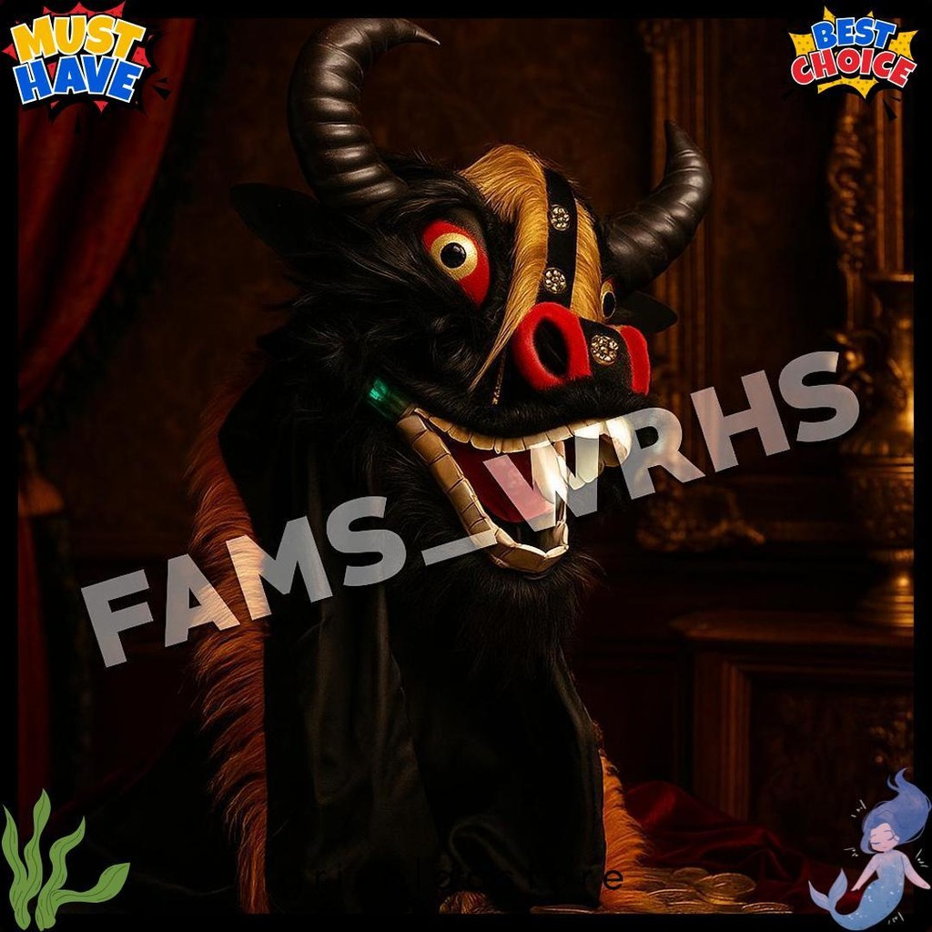 Bantengan Anak Bantengan Mangap Spons Topeng Bantengan Kerbau