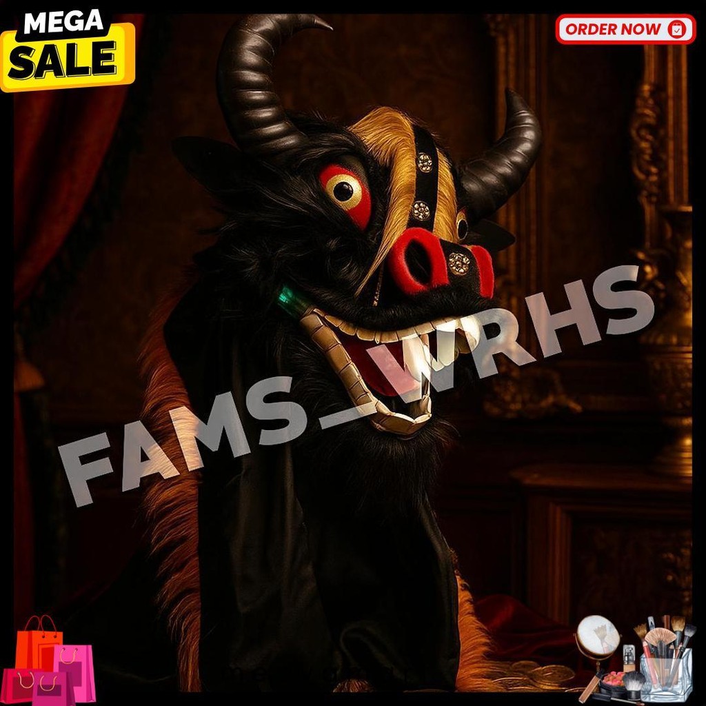 Bantengan Anak Bantengan Mangap Spons Topeng Bantengan Kerbau