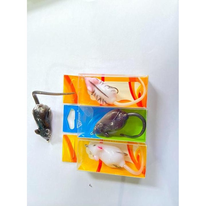 Umpan Tikus Karet Pancing Ikan Bungkus Kotak Allshop