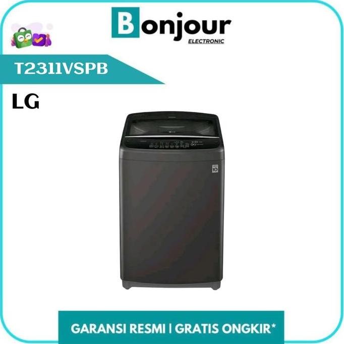 NEW Mesin Cuci LG T2311VSPB Top Loading 11 Kg Mesin Cuci Smart Inverter Turbo Drum 11 Kg