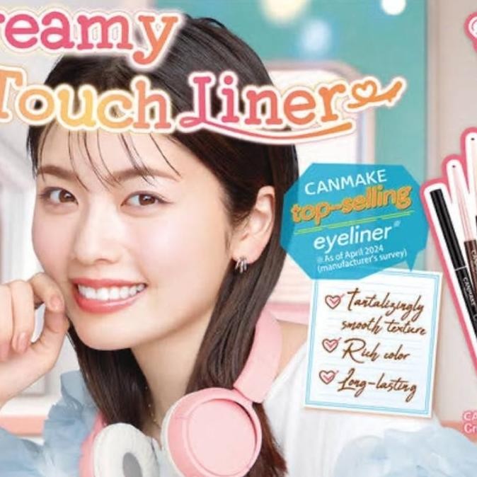TERMURAH - Eyeliner waterproof Canmake Creamy Touch Gel Liner Pencil