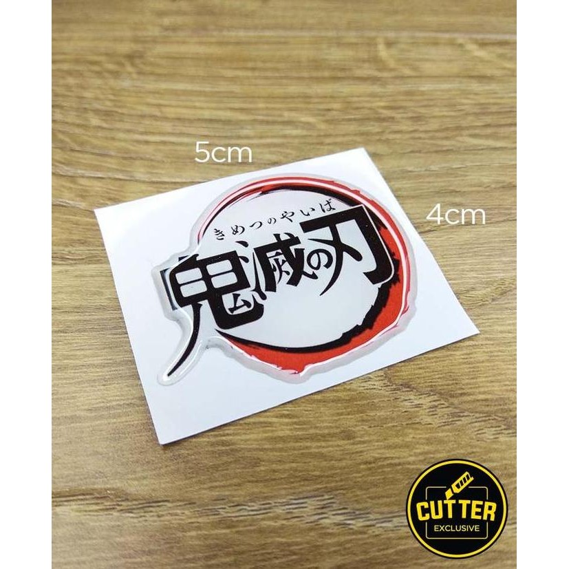 

Emblem Sticker Resin Demon Slayer - Kimetsu No Yaiba Logo