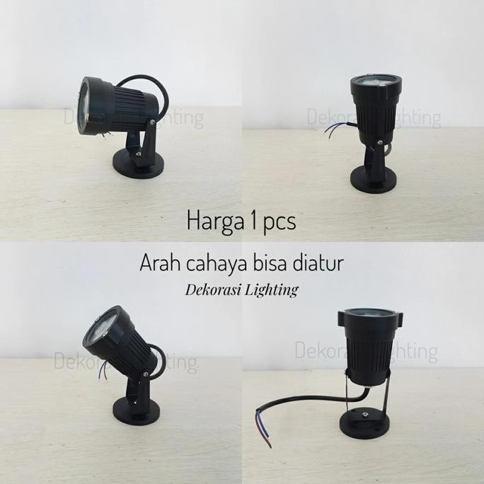 Lampu taman sorot led spotlight waterproof dekor