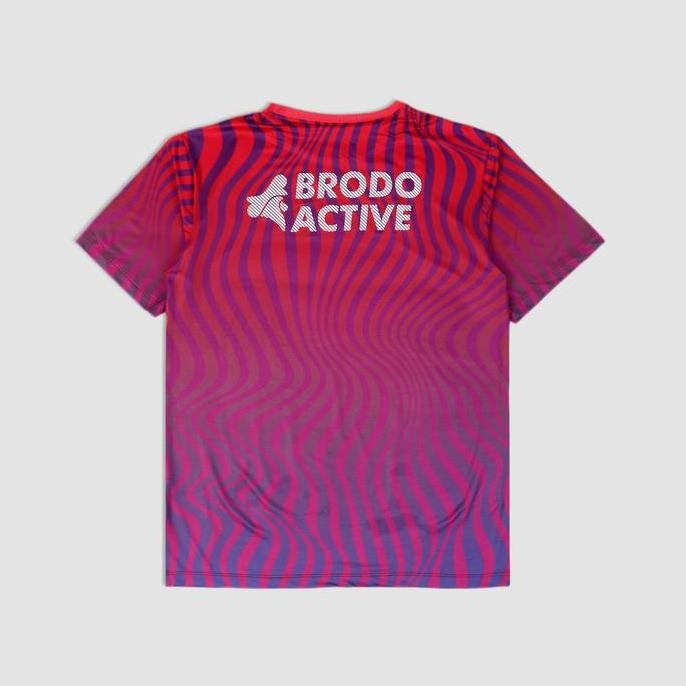 TERMURAH - BRODO - Active JRF Jersey Running Purple