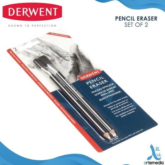

Derwent Pencil Eraser Set 2 Blister Pack