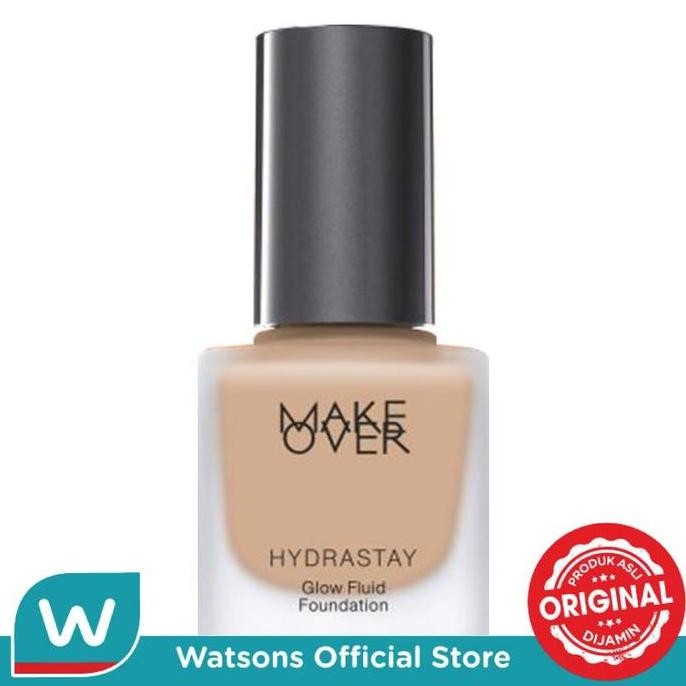 NEW Make Over Hydrastay Glowflu Foundation W42 Warm Sand