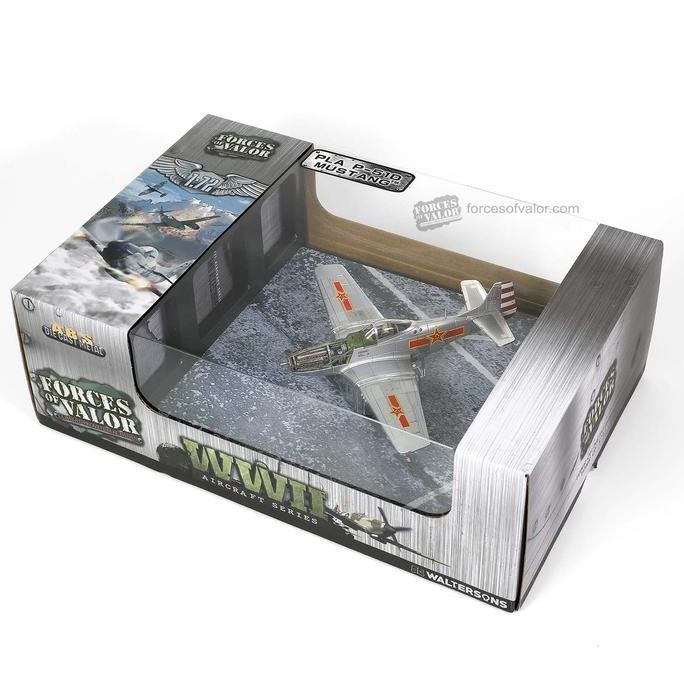 Forces of Valor 1/72 PLA P-51D Mustang aircraft fighter 2nd Squadron, Air Combat Group, People's Lib
