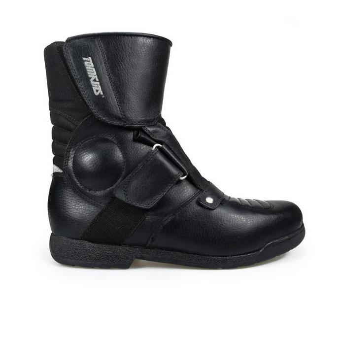 TERBARU - TOMKINS Polo Easy Boot - Hitam Sepatu Motor