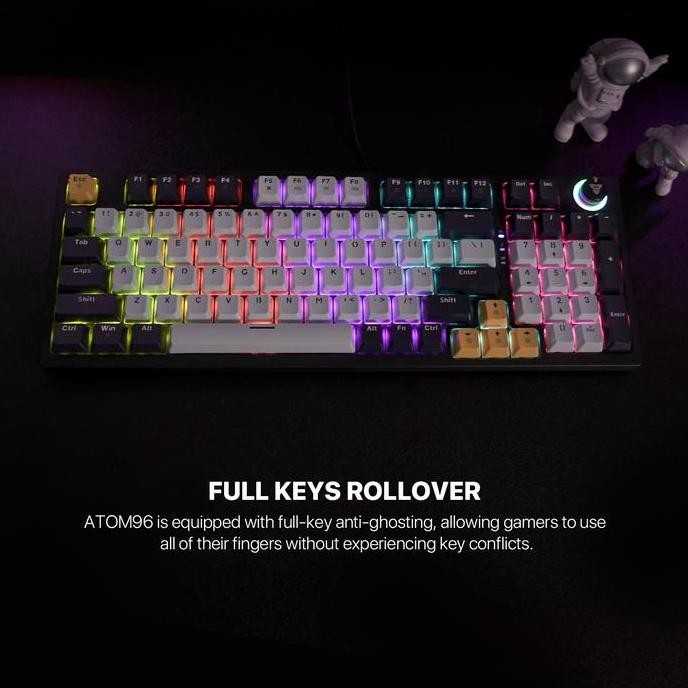 Fantech ATOM96 MK890 RGB Keyboard Gaming Mechanical Full Size