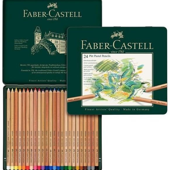 

NEW Faber-Castell PITT Pastel Pencil 24 Tin