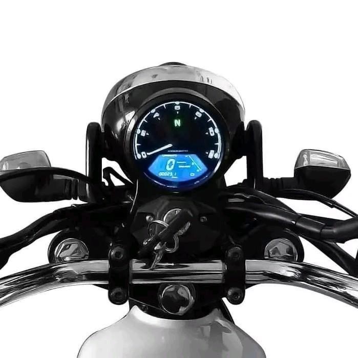 (Ready) Spidometer Digital Babon Diameter 9Cm Bulat Hitam Motor Vespa Px Tiger Old New Rx King W175 
