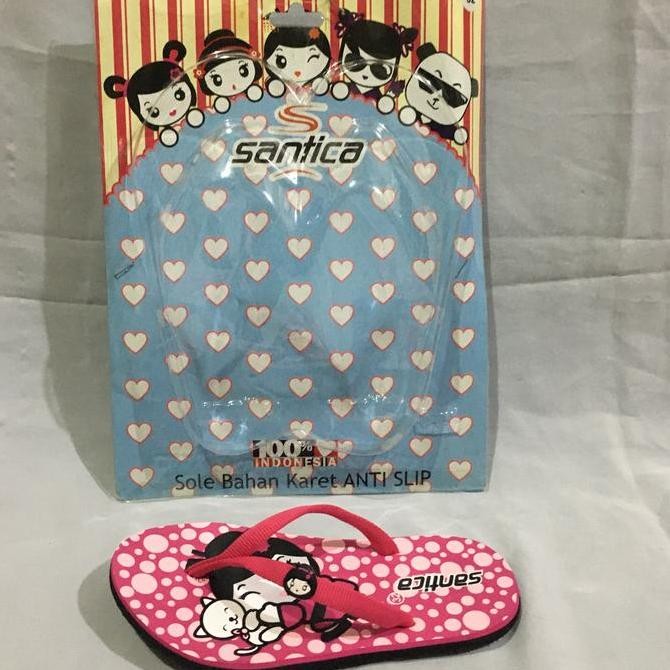 Sandal Jepit Karakter Anak Perempuan Santica Aiko Fuchsia