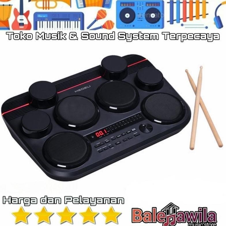 Drum Elektrik Medeli Dd325 Dd 325 Original Drum Pad Medeli Dd 325