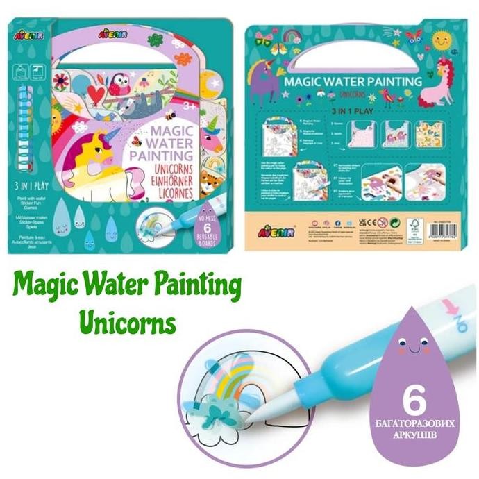 

Mainan Buku Edukasi Aktivitas Anak Avenir Magic Water Painting Melukis