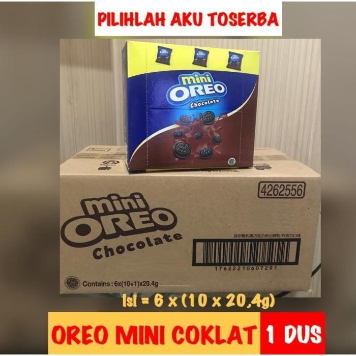 

Oreo Mini Chocolate / Coklat Pouch 10X20,4 Gr ( Harga 1 Karton Isi 6 ) Terlaris Best Quality 100% Original
