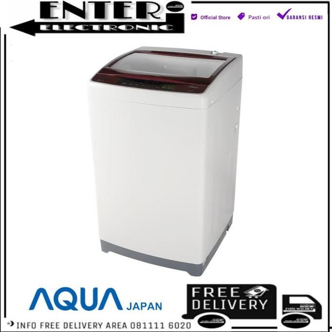 AQUA JAPAN AQW88DD - MESIN CUCI 1 TABUNG AQUA SANYO 8 KG AQW 88DD