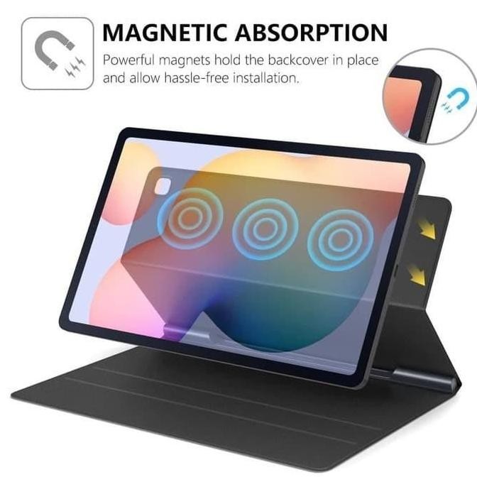 Case Samsung Tab S7 Plus 12.4 T970 T975 Flip Cover Kulit OEM Magnetic