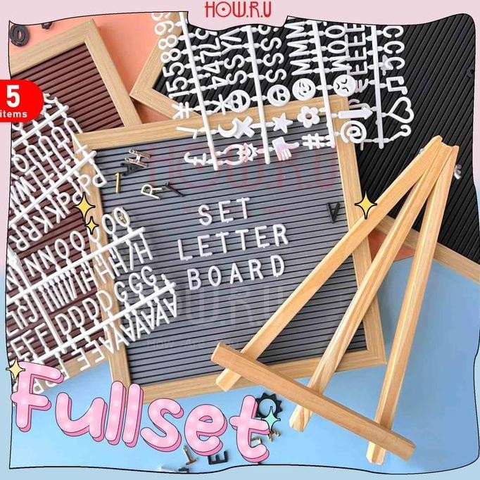 

Promo HOW.R.U | SET Letter Board Papan Nama Baby Newborn ( Papan + Huruf + Emoji + Standing) COD