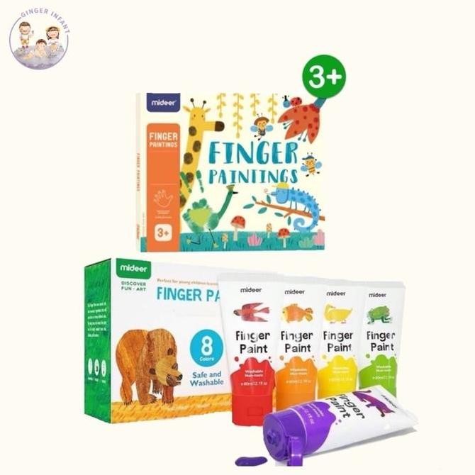 

Promo Cat Air Mideer Finger Paint And Book Mainan Edukasi Anak Premium Berkualitas Termurah COD