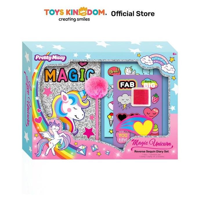 

Promo PRETTY MISSY SET JOURNAL & STICKER UNICORN COD