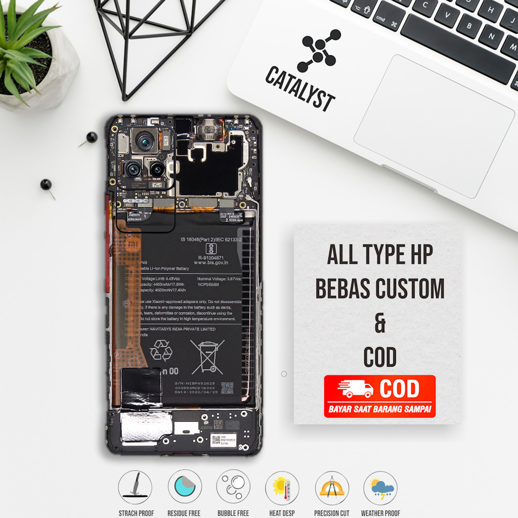 

[COD] Garskin Stiker Poco F4 Label Custom Presisi Terlaris