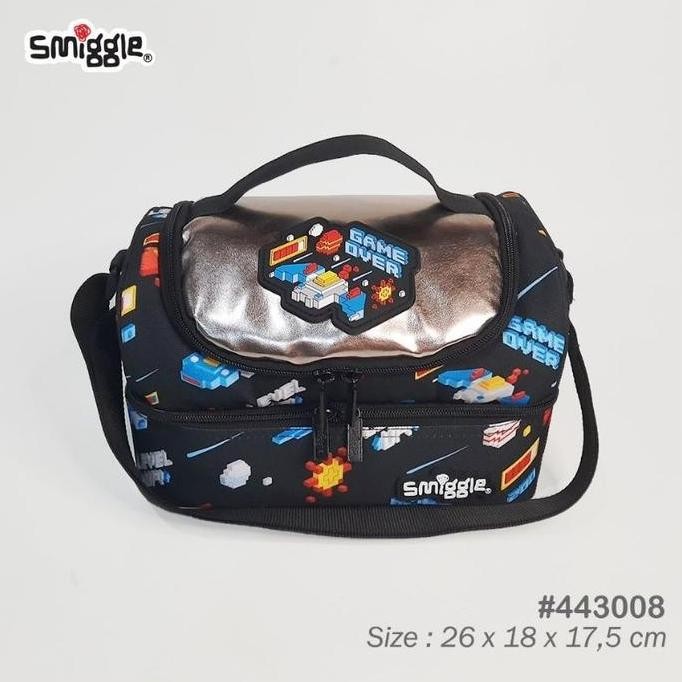 Smiggle Double Decker Lunch Bag / Smiggle LunchBox Bag Kanvas Makanan