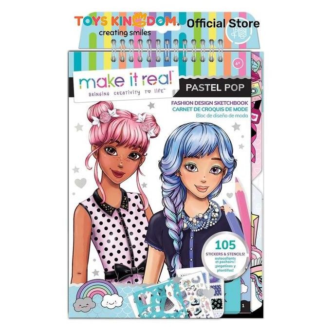 

Promo MAKE IT REAL SET SKETCHBOOK PASTEL POP COD