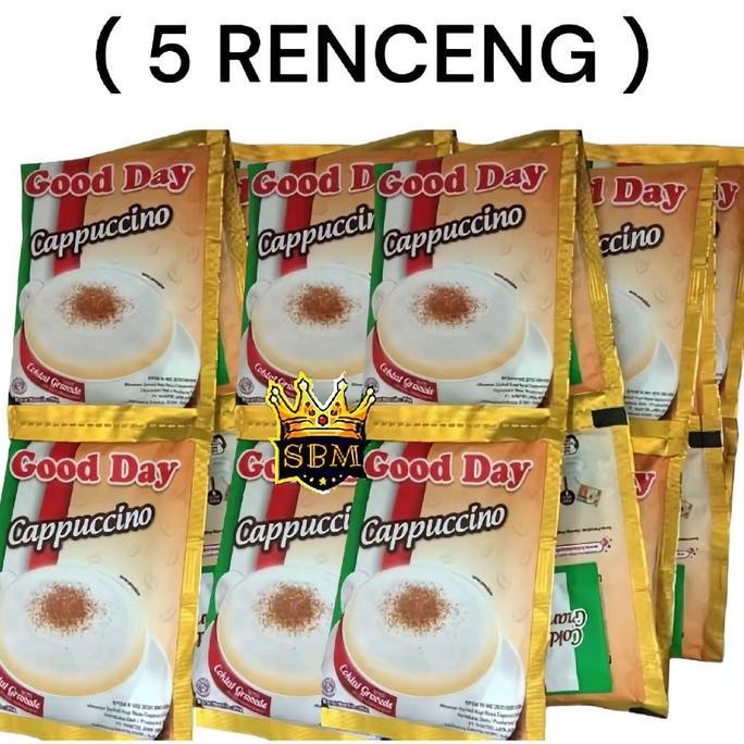 

ISI 50pc ~ATG~ GOOD DAY CAPPUCCINO SACHET Bubuk Coffee Kopi Coffe Susu Robusta Instan LA
