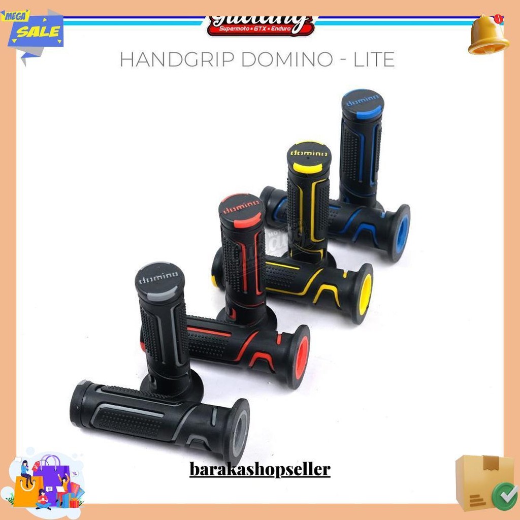 Handgrip Karet Stang Domino Hg Lite Nissin Handfat Universal Klx Bigfoot Dtracker New Crf 150L Nmax 