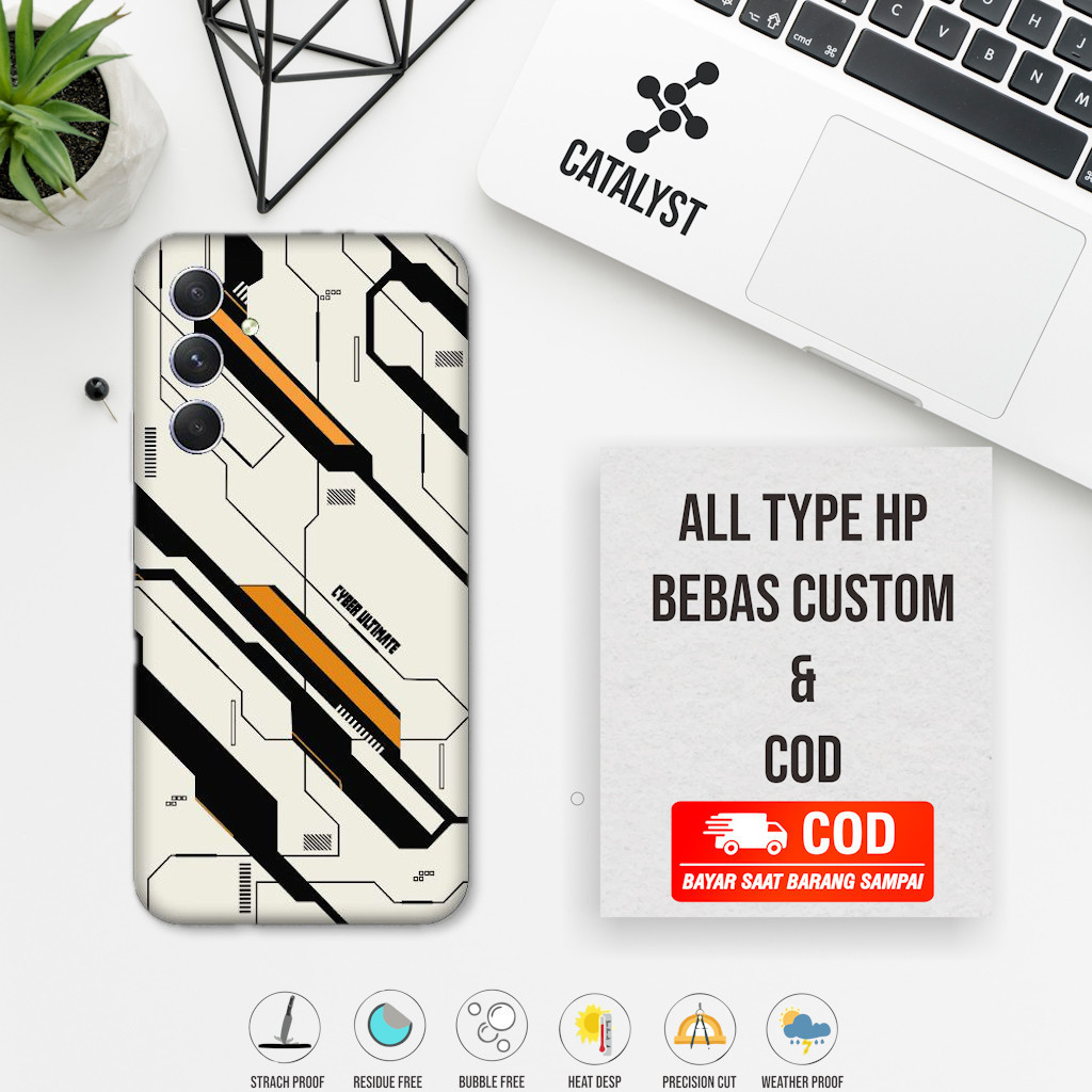

[COD] Garskin Stiker Samsung A54 Cyber Ultimate Wdl Label Custom Presisi Terlaris