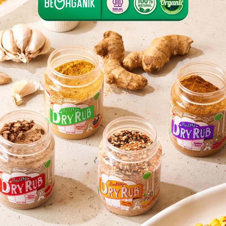 

Dry Rub Healthy Beorganik Bumbu Marinasi Zero Kal Non Msg